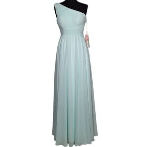 Dear Cleo Madison one shoulder bridesmaid dress